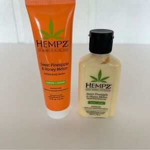 Hempz Sweet Pineapple & Honey Melon Duo NWT